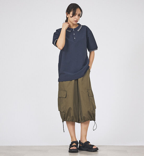 ABAHOUSE「【TAION / タイオン】 NON DOWN BASIC JERSEY FAB」|ポロシャツ|
