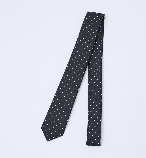 ABAHOUSE「【日本製】総柄パターン ネクタイ【予約】」|ネクタイ・蝶ネクタイ|ブラック系その他1