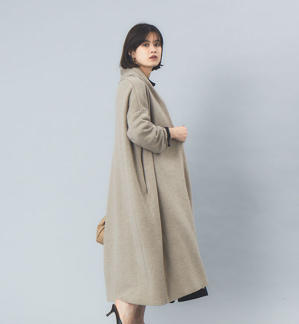 Rouge vif「接結ニットコート」|カーディガン|グレージュ