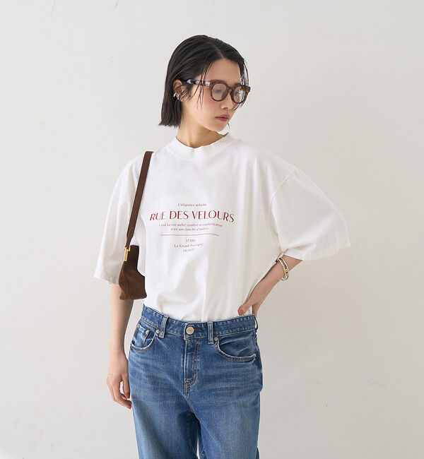 Rouge vif「ピグメントロゴBIG Tシャツ」|Tシャツ・カットソー|