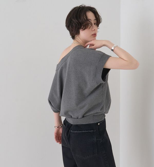 Rouge vif「スレッド編裏毛風ニットプルオーバー」|ニット・セーター|