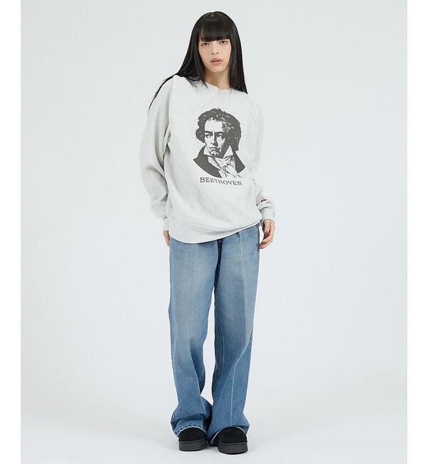 Rouge vif「【Healthknit/ヘルスニット】クラシックスウェット クルーネック長袖/ベ」|スウェット・ジャージ|