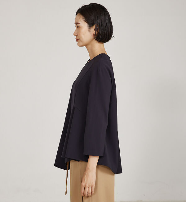 qualite「【セットアップ対応】アシメペプラムプルオーバー」|Tシャツ・カットソー|