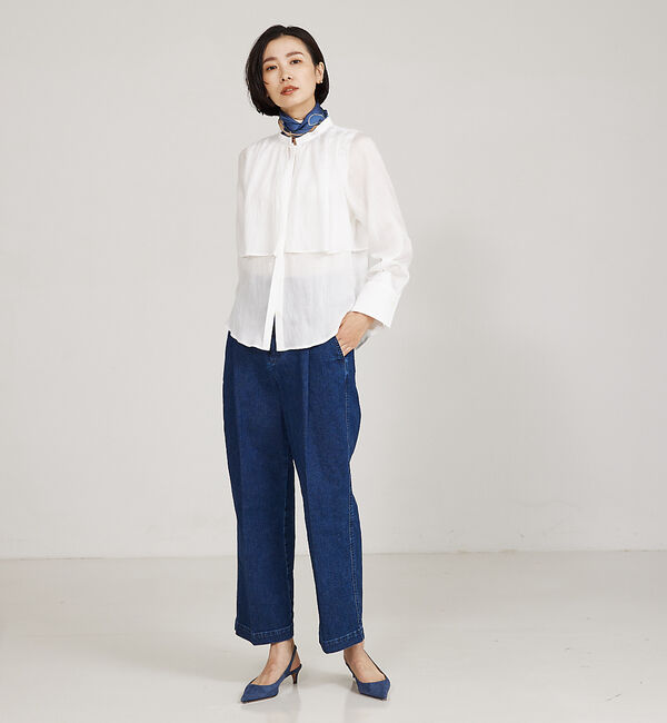 qualite「【e&times;qualite】トラウザーデニム」|デニム|