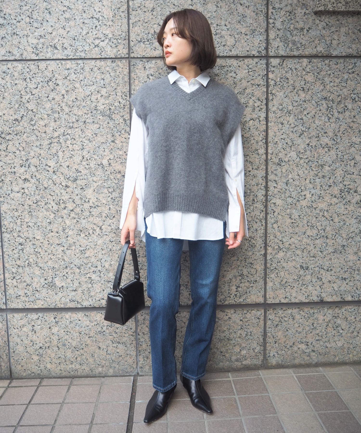 qualite「【Healthy DENIM】Celery Long ストレートデニム」|デニム|