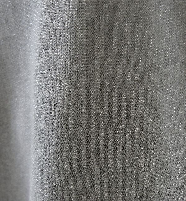 qualite「ラメ裏毛プルオーバー」|Tシャツ・カットソー|