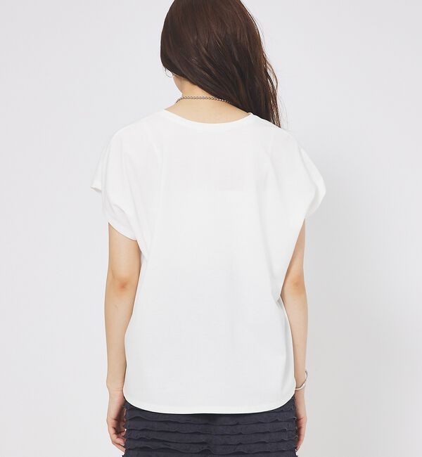 abahouse mavie「刺繍ロゴTシャツ」|Tシャツ・カットソー|
