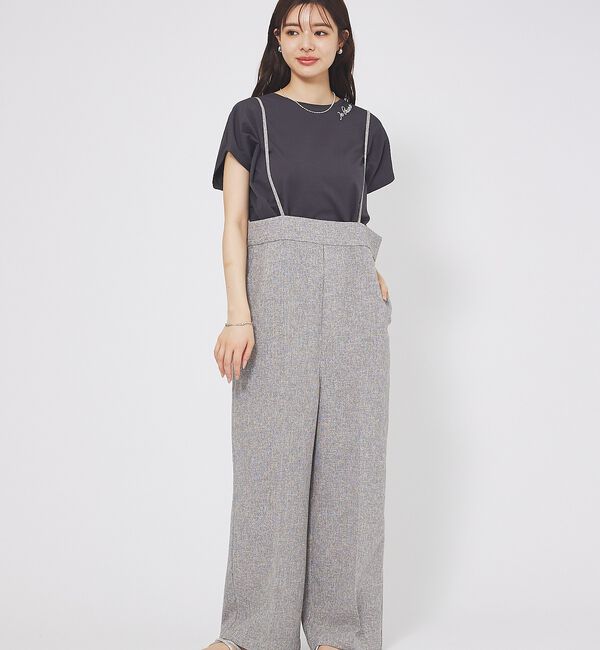 abahouse mavie「刺繍ロゴTシャツ」|Tシャツ・カットソー|