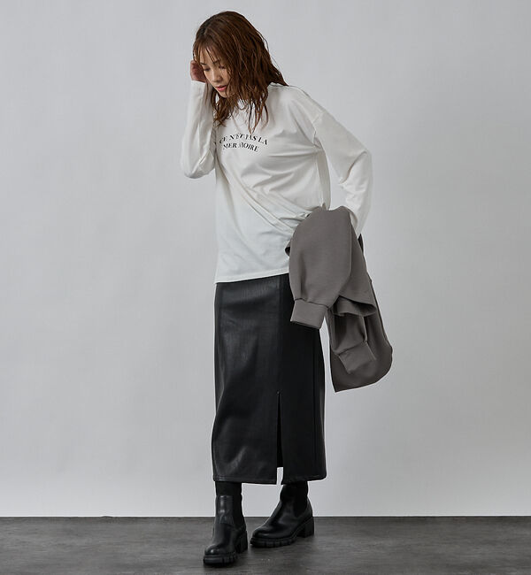 abahouse mavie「ロゴロンT」|Tシャツ・カットソー|