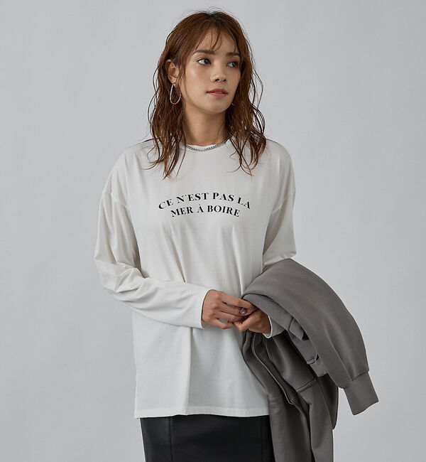 abahouse mavie「ロゴロンT」|Tシャツ・カットソー|