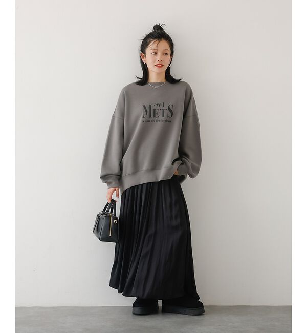 abahouse mavie「ヴィンテージサテンギャザースカート」|スカート|