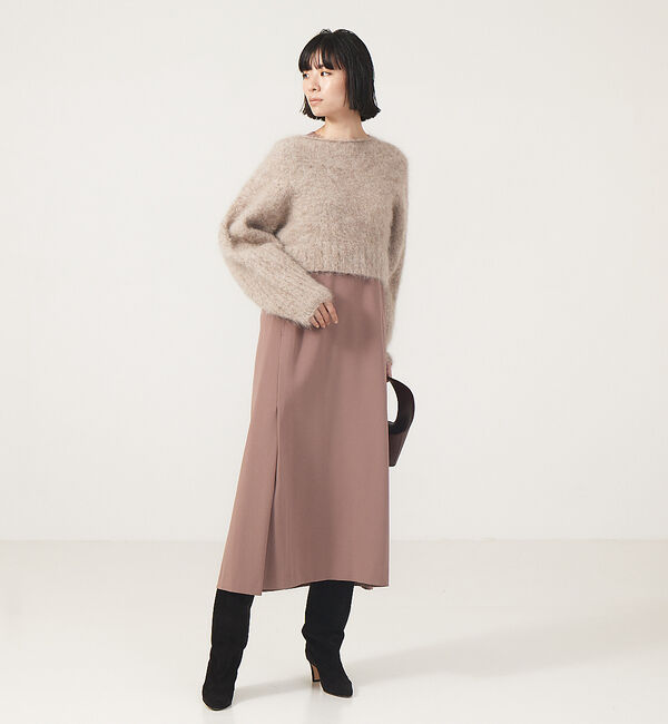 The Store by C' 「【COCUCA】バックサテンドレス」|ワンピース|