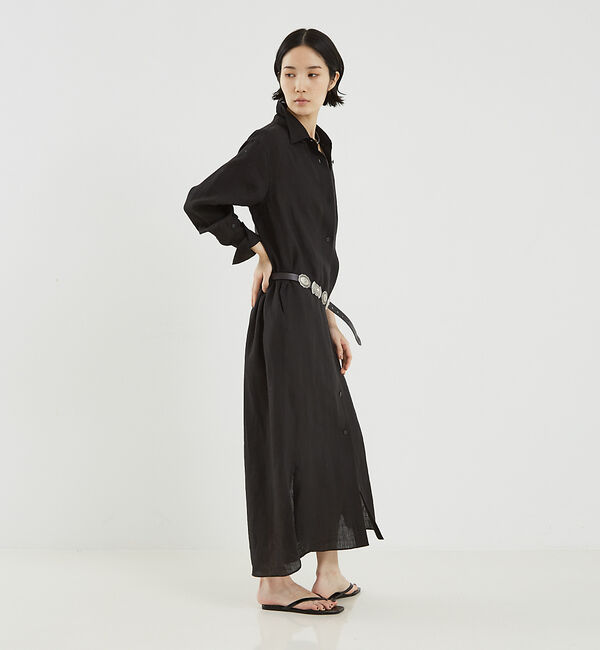 The Store by C' 「【COCUCA】リネンシャツワンピース」|ワンピース|