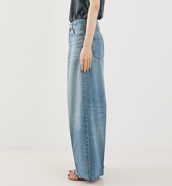 The Store by C' 「【HAIKURE】BETHANY ASIAN FIT／ワイドデニムパンツ」|デニム|
