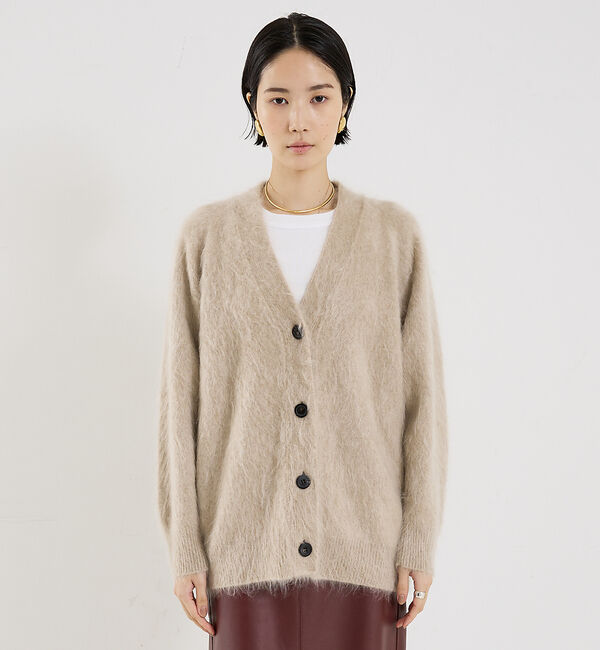 The Store by C' 「【COCUCA】カシミヤファーカーディガン」|カーディガン|