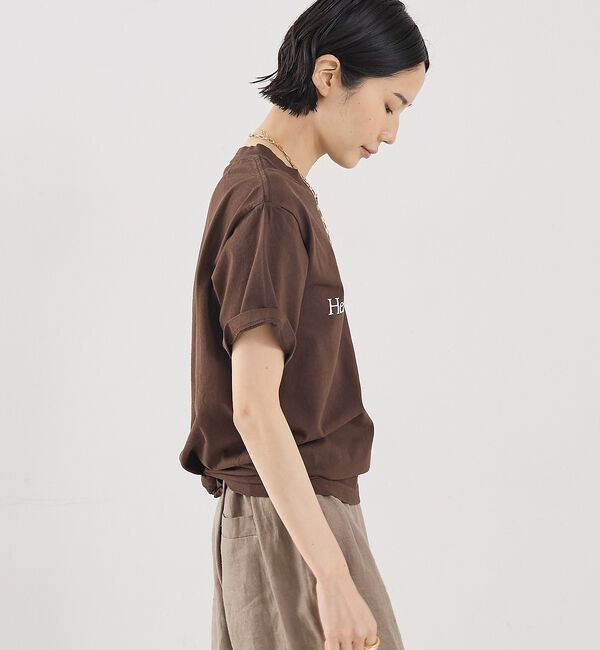 The Store by C' 「【Sporty&Rich】H&W Crest T-Shirt／ロゴTシャツ」|Tシャツ・カットソー|