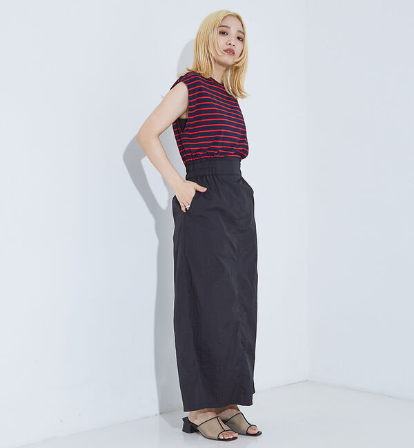 NOMINE「カットコンビ ワッシャー ワンピース」|ワンピース|