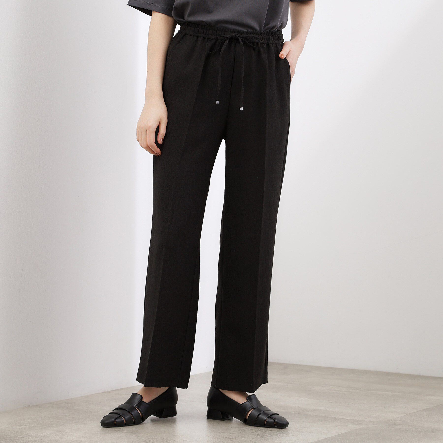 grove「高評価！【カセット服】リネンライクソフトフレアパンツ」|その他|