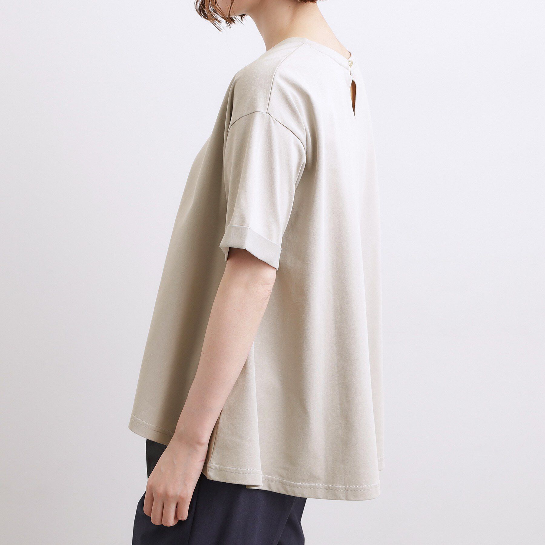 grove「【遮熱／吸水速乾／UVカット】フレアシルエットTシャツ」|Tシャツ・カットソー|
