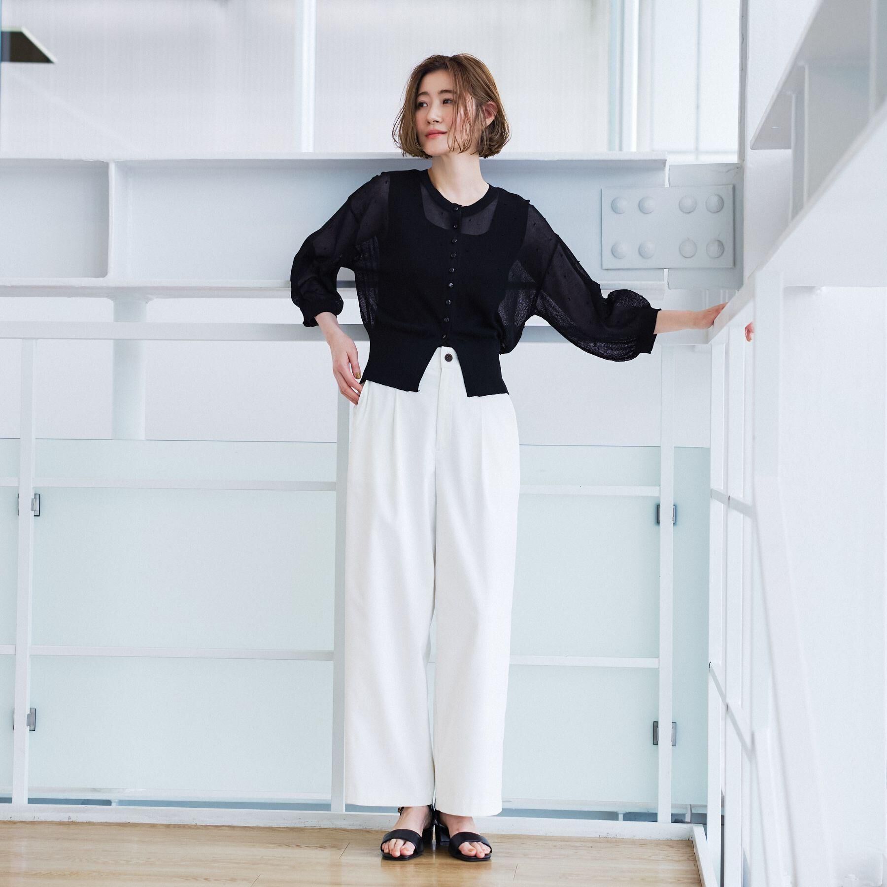 grove「【透けにくい・多機能】ワイドパンツ」|その他|