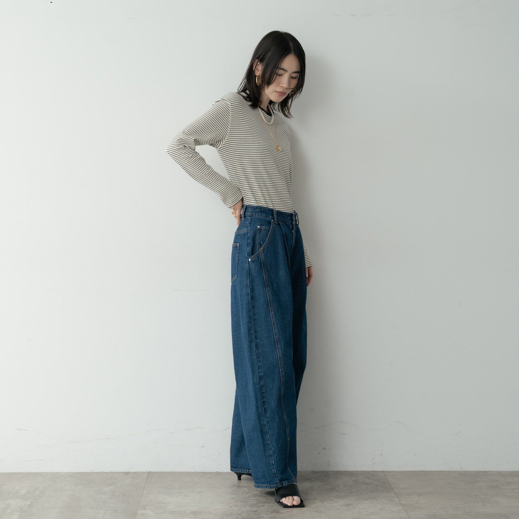 GALLEST「ボーダーカットソー」|Tシャツ・カットソー|