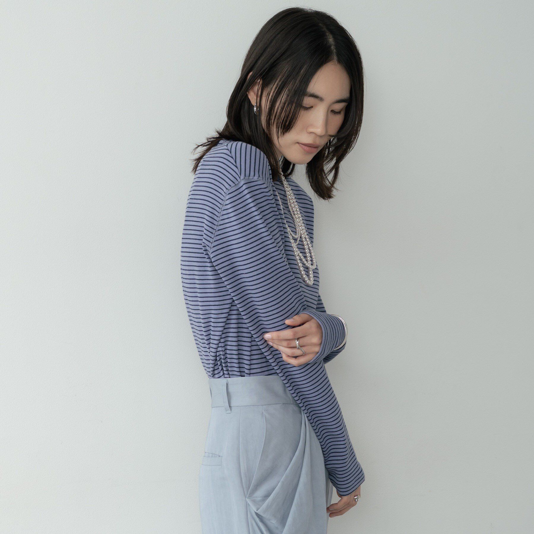 GALLEST「ボーダーカットソー」|Tシャツ・カットソー|