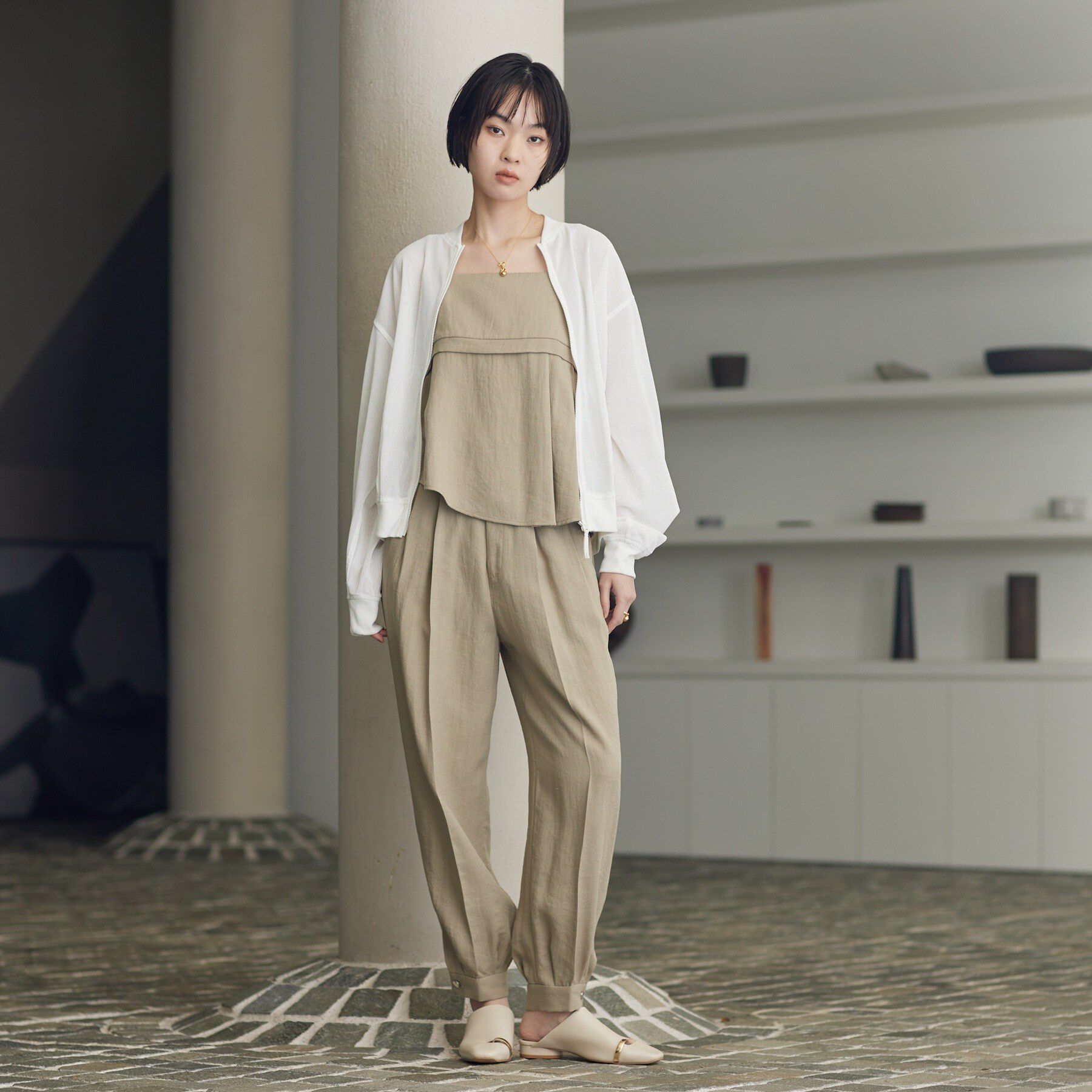GALLEST「【セットアップ可能】イレヘムキャミブラウス」|シャツ・ブラウス|