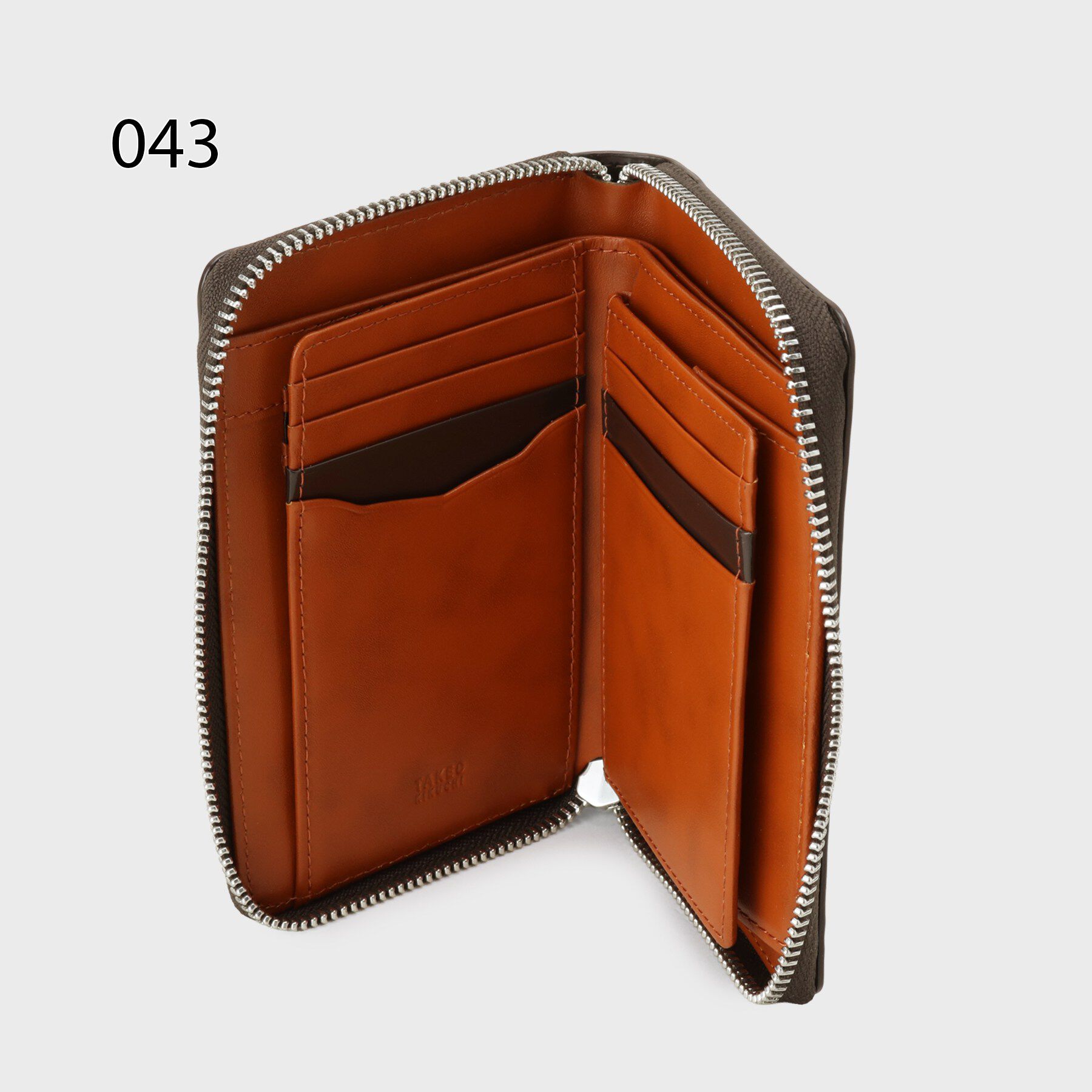 TAKEO KIKUCHI「【コードバン調】クラシックライン セミラウンド財布」|財布|