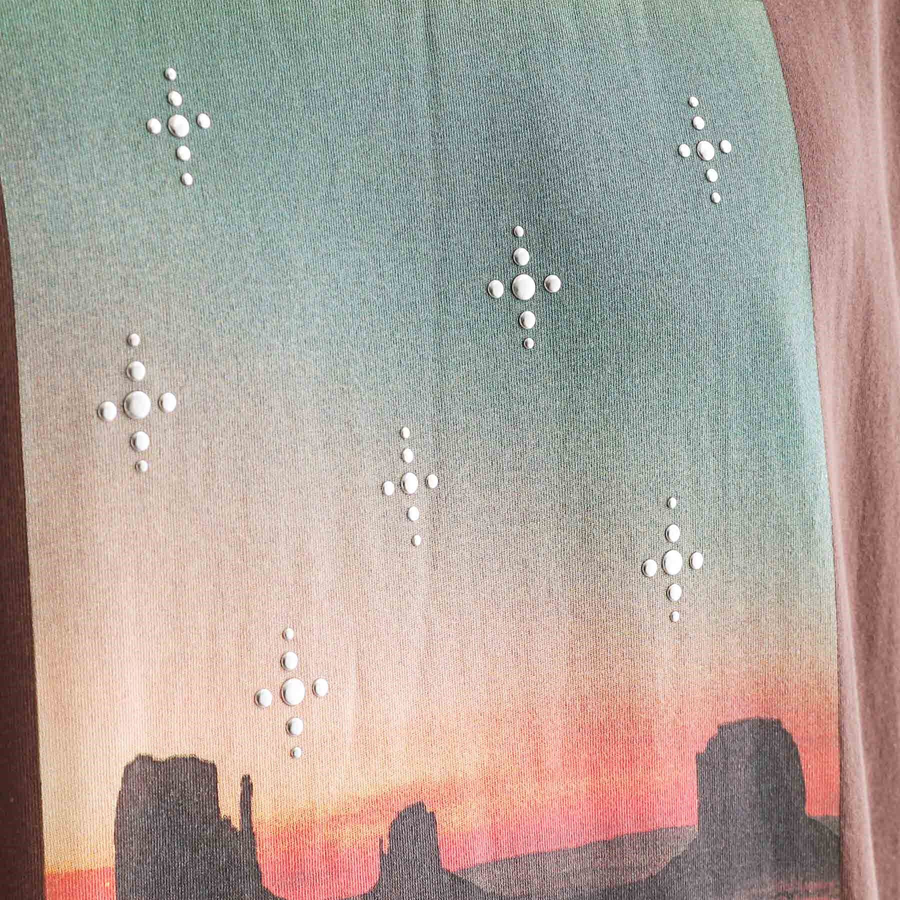 tk.TAKEO KIKUCHI「ウェスタンフォトスタッズTシャツ」|Tシャツ・カットソー|