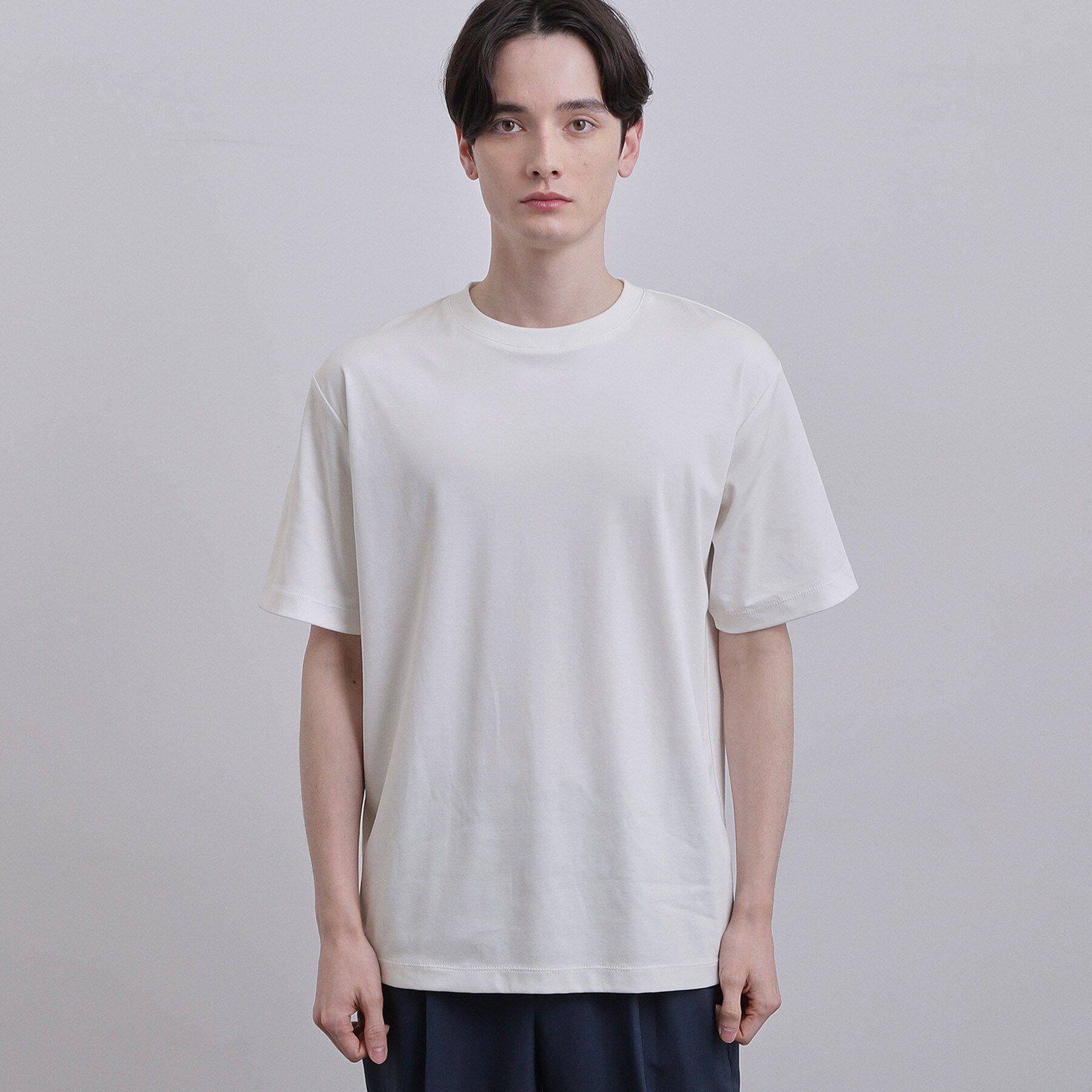 tk.TAKEO KIKUCHI「スムースシルケットS／S カットソー」|Tシャツ・カットソー|