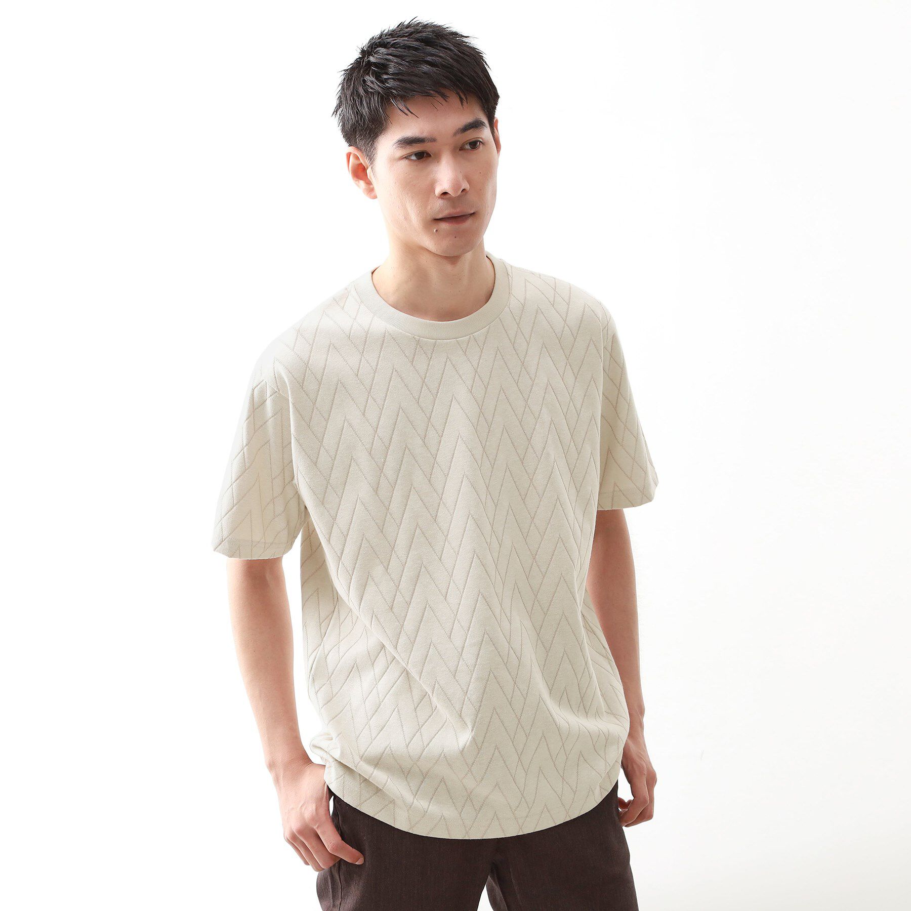 THE SHOP TK「【好評につき再入荷！】ジオメトリックリンクス半袖Tシャツ」|Tシャツ・カットソー|