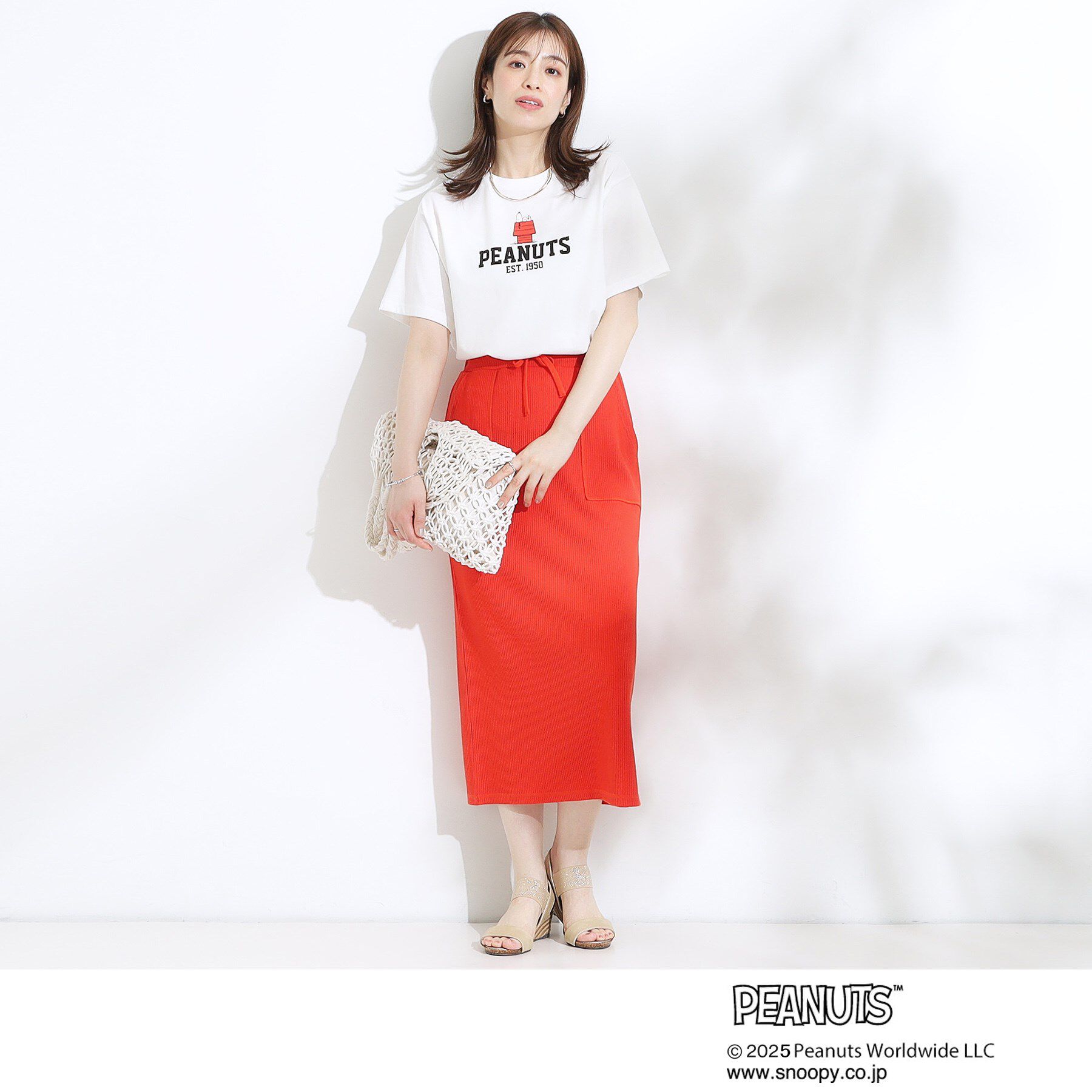 SHOO･LA･RUE「【PEANUTS】ひんやりTシャツ」|Tシャツ・カットソー|
