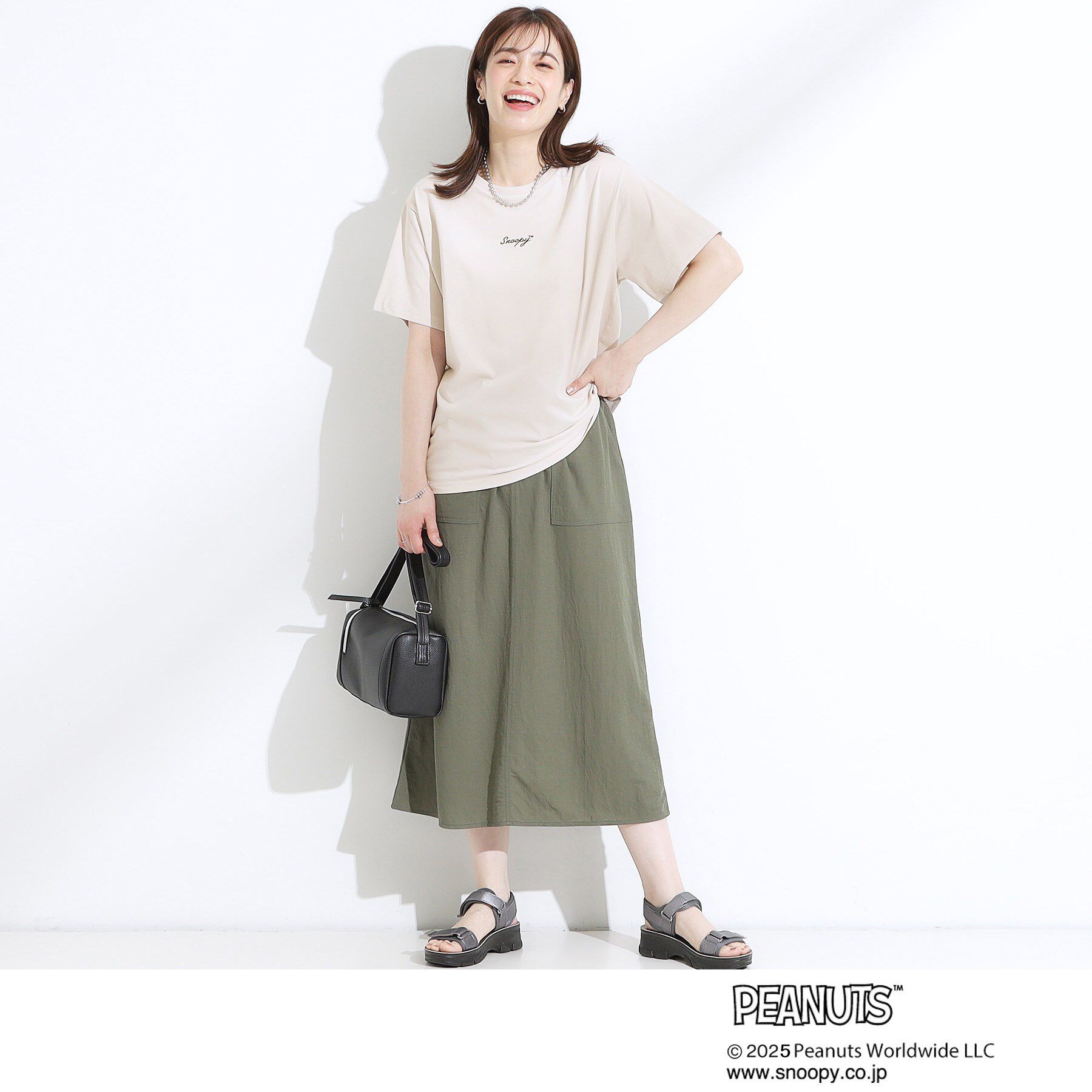 SHOO･LA･RUE「【PEANUTS】ひんやりTシャツ」|Tシャツ・カットソー|
