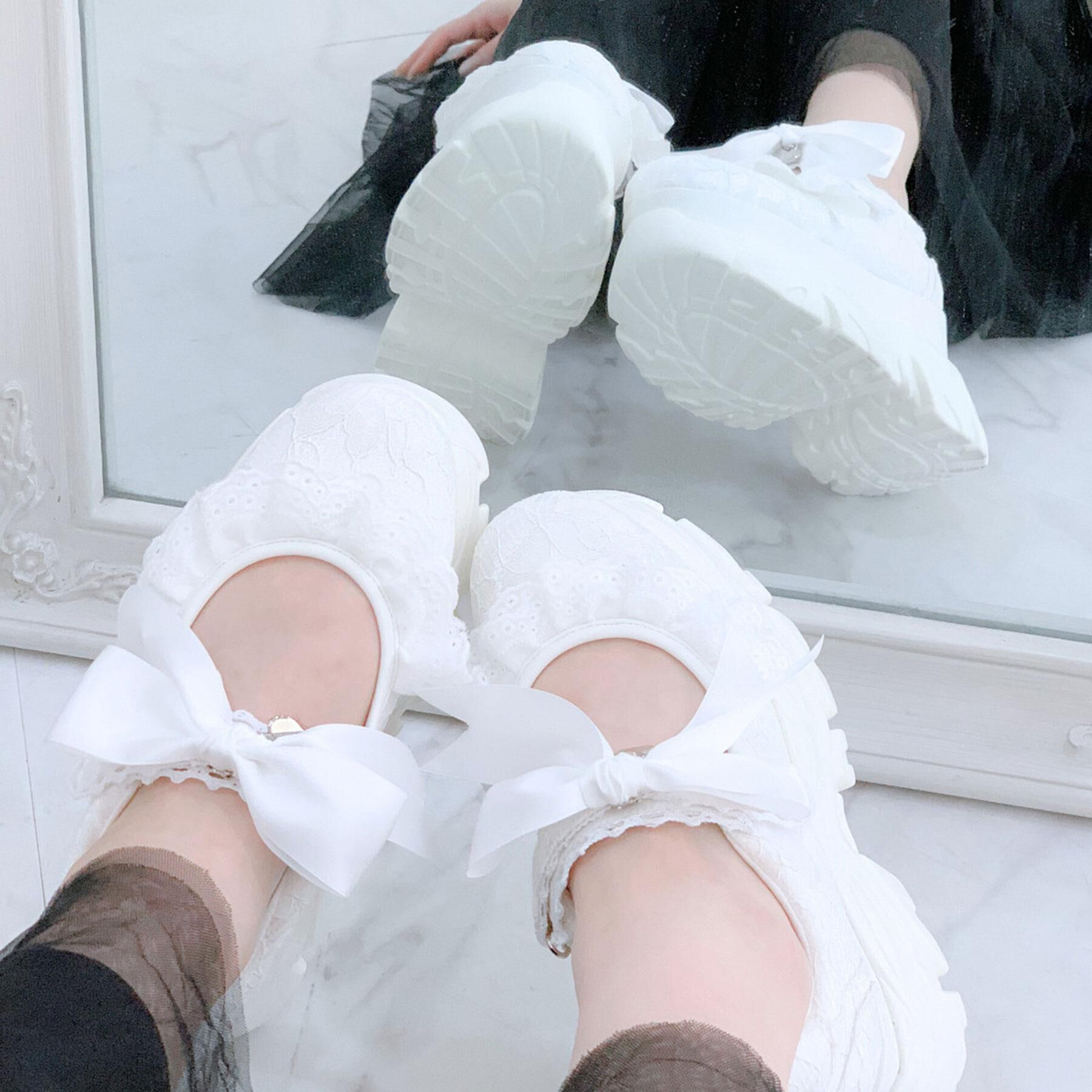 csT&P「夢見るシリーズ厚底2WAYスニーカー」|パンプス|
