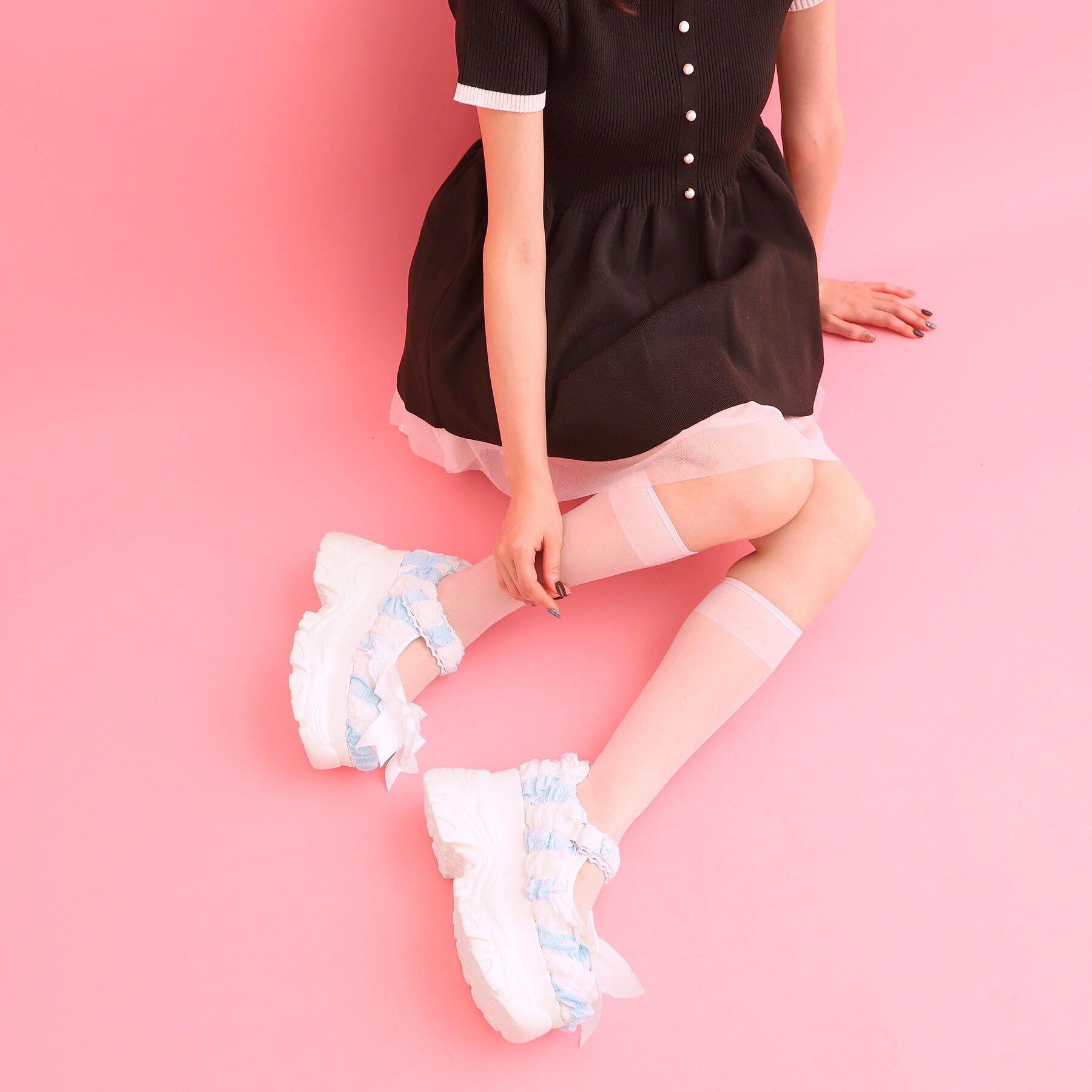 csT&P「夢見るシリーズ厚底2WAYスニーカー」|パンプス|