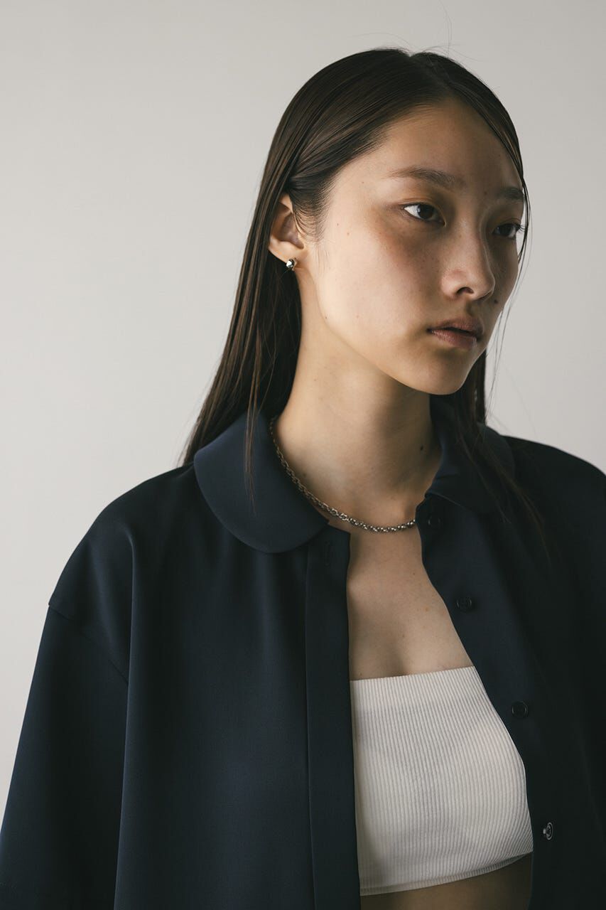 STYLEMIXER「サークルカラーサテンショートシャツ」|シャツ・ブラウス|