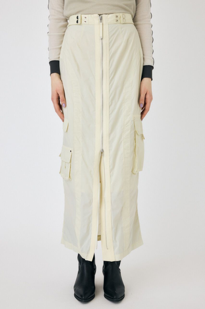 MOUSSY「FRONT ZIP FUNCTION スカート」|スカート|