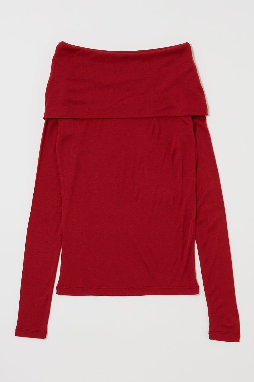 MOUSSY「OFF SHOULDER カットトップス」|その他|