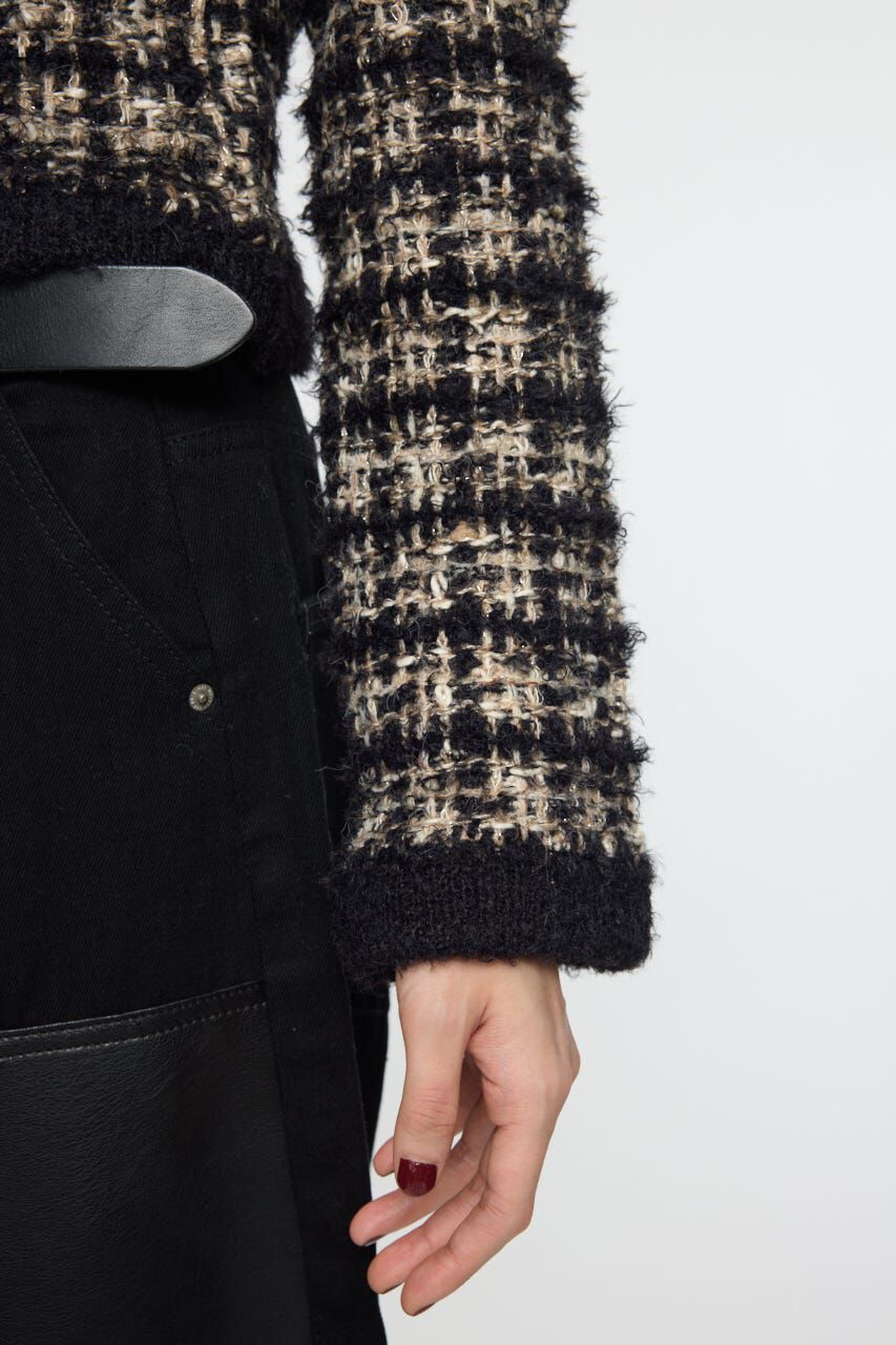MOUSSY「COMPACT KNIT TWEED ジャケット」|その他|