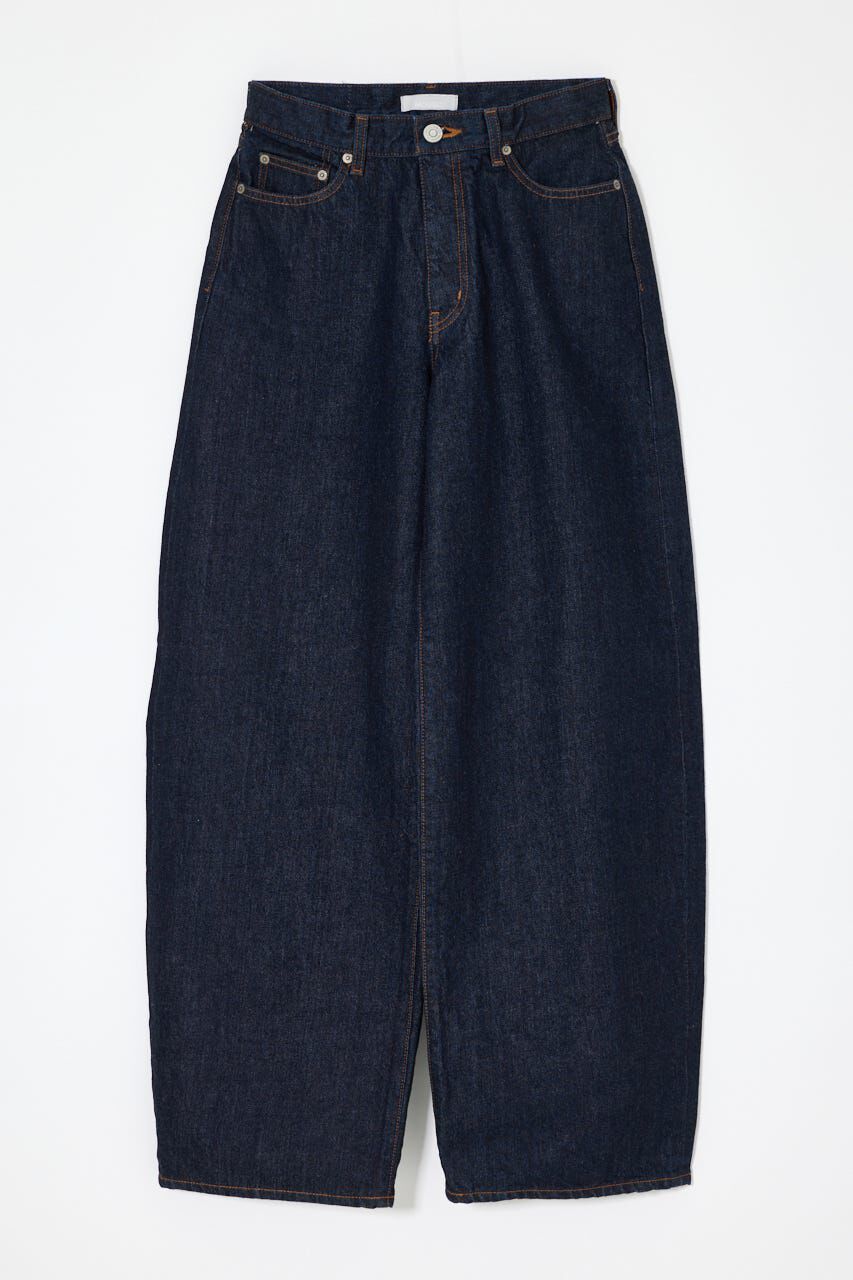 MOUSSY「MIDRISE CURVED WIDE ストレート」|デニム|