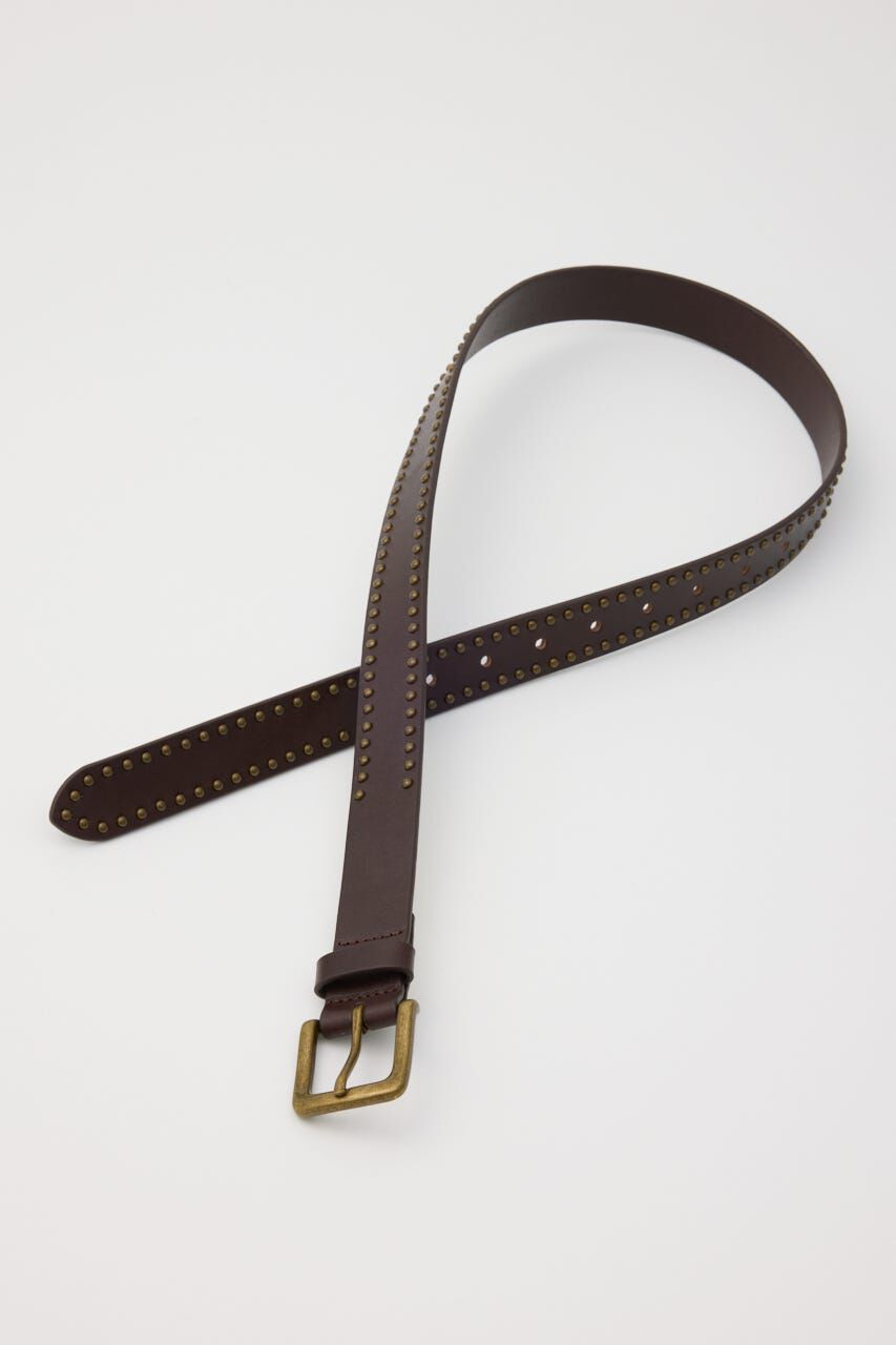 MOUSSY「SMALL STUDS LEATHER ベルト」|ベルト|