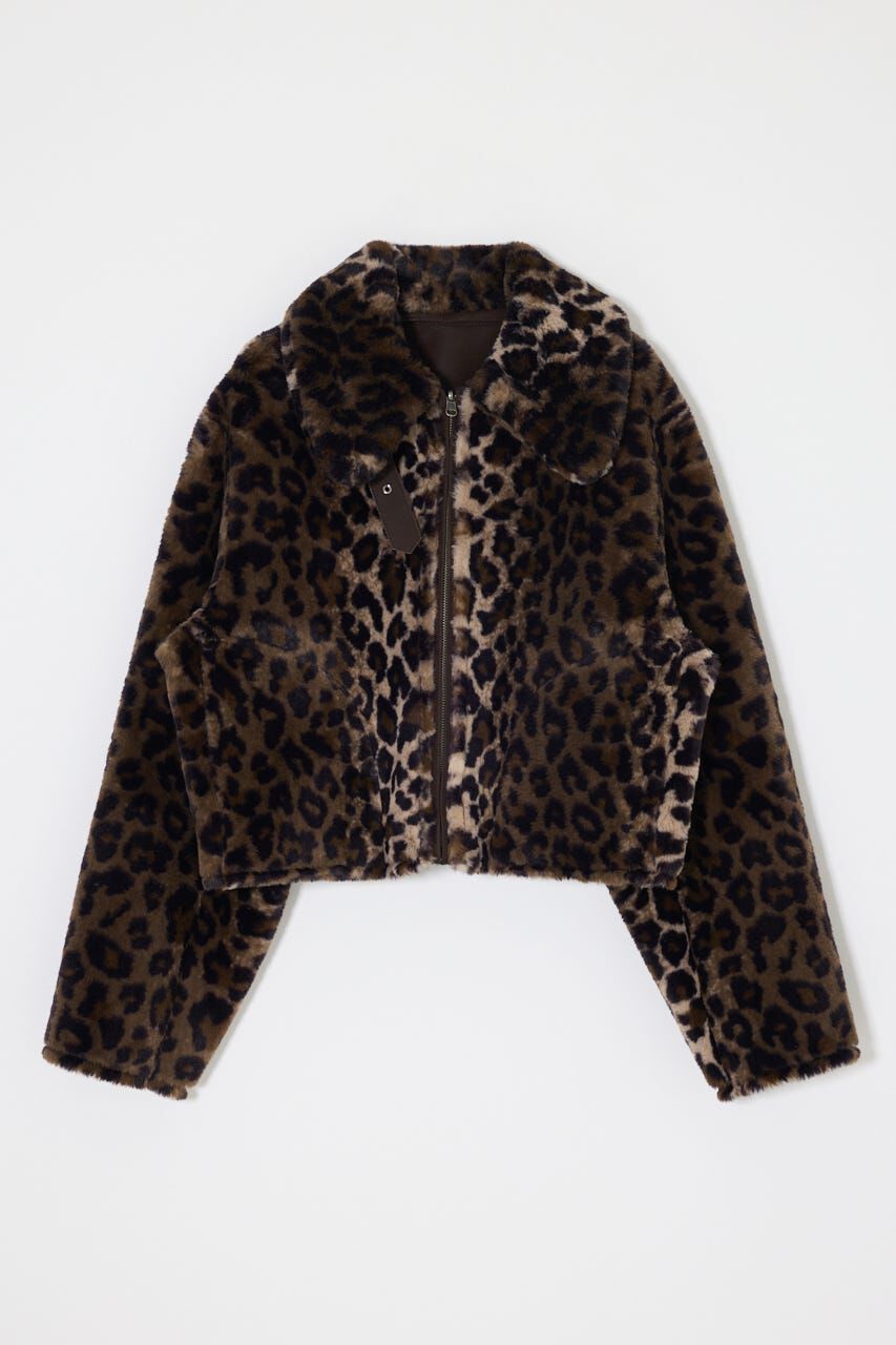 MOUSSY「REVERSIBLE CURLY FUR ジャケット」|ブルゾン・スタジャン|