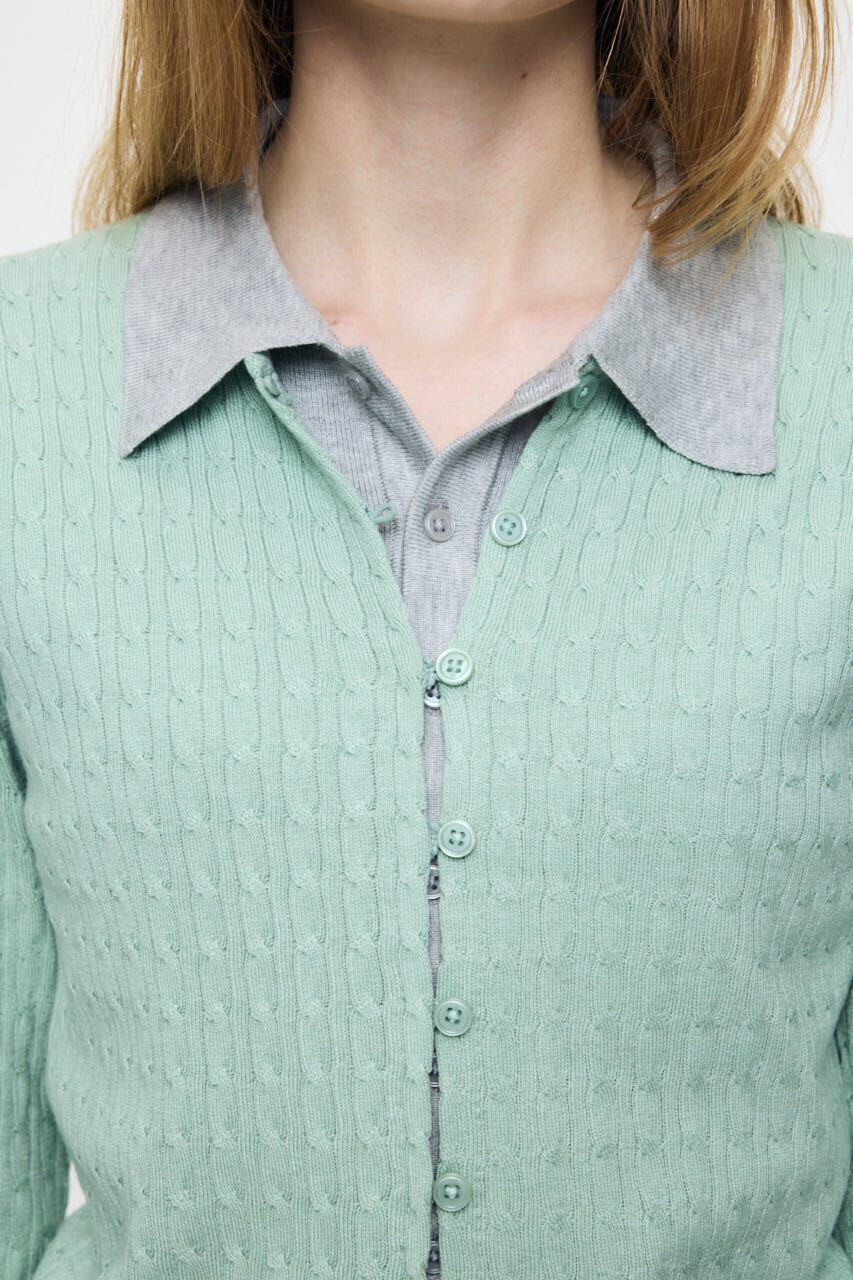 MOUSSY「LAYERED LIKE KNIT トップス」|ニット・セーター|