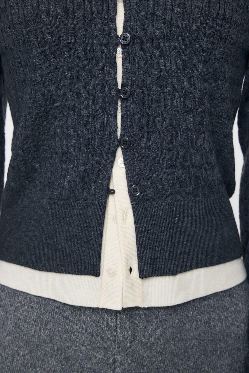 MOUSSY「LAYERED LIKE KNIT トップス」|ニット・セーター|