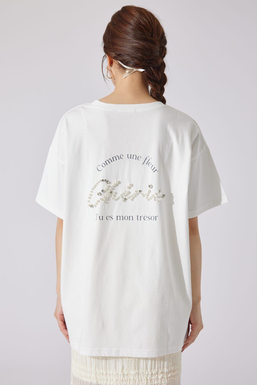rienda「パールロゴビッグTシャツ」|Tシャツ・カットソー|