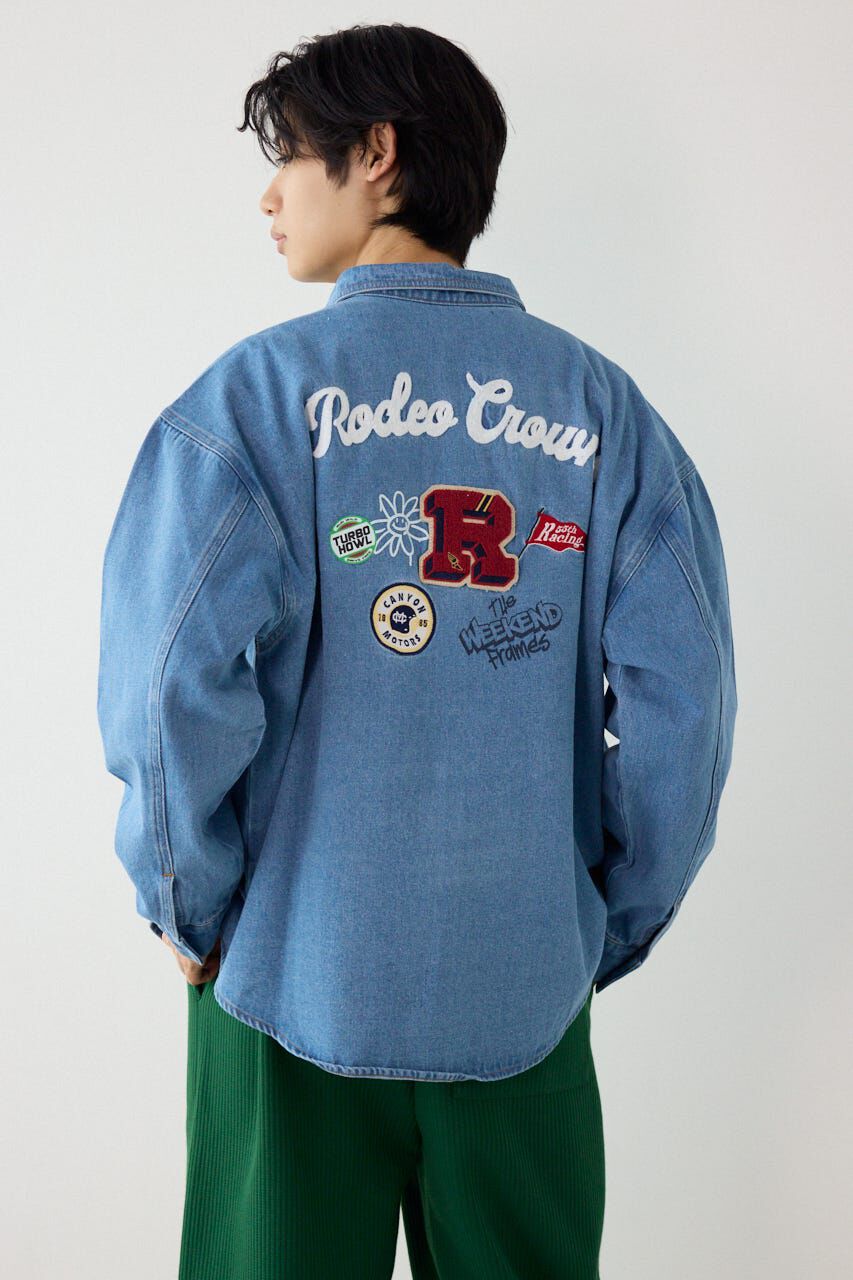 RODEO CROWNS「バラエティーデニムシャツ」|シャツ・ブラウス|