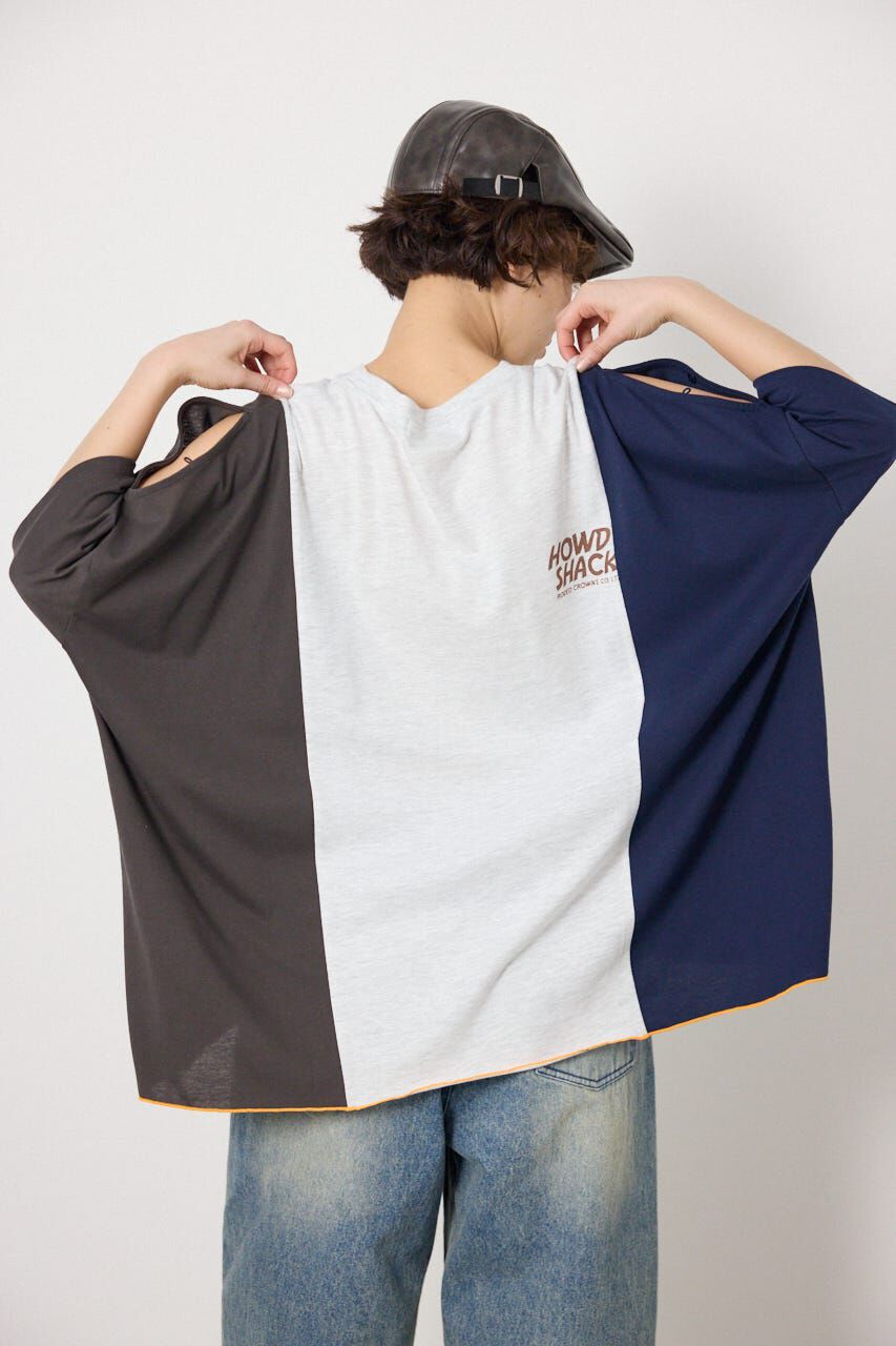 RODEO CROWNS「カスタムオープンショルダーTシャツ」|Tシャツ・カットソー|