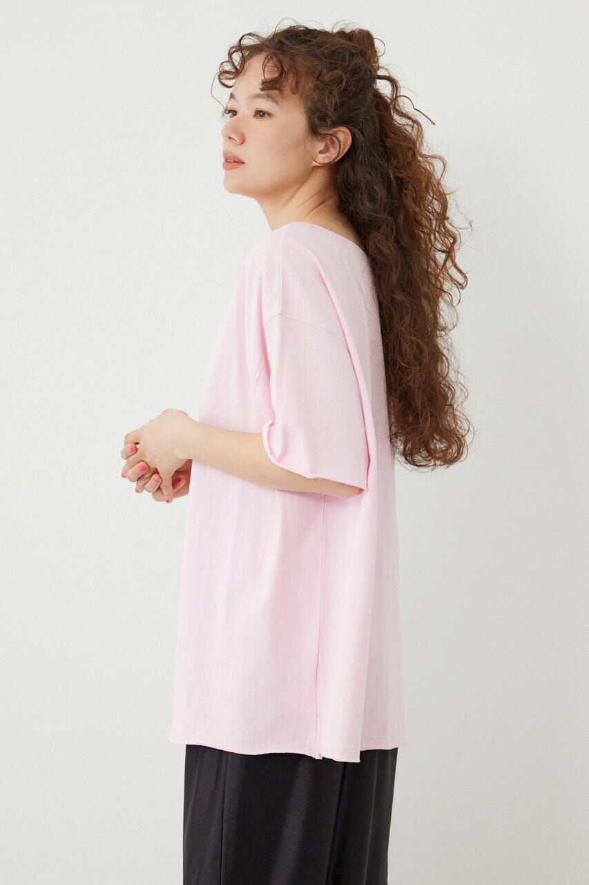 RODEO CROWNS「ピグメントルーズオフショルTシャツ」|Tシャツ・カットソー|