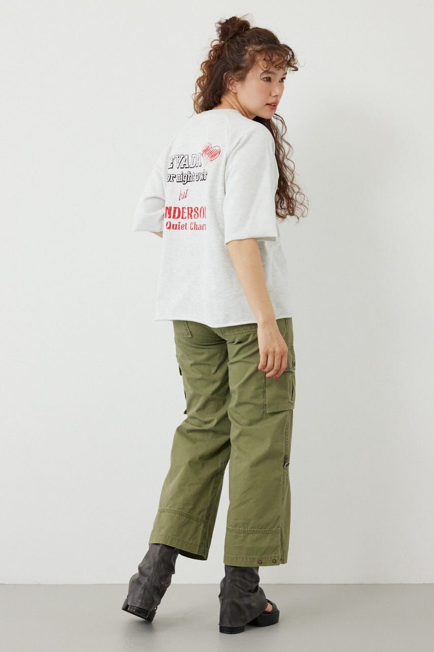 RODEO CROWNS「半袖リバーススウェットトップス」|Tシャツ・カットソー|