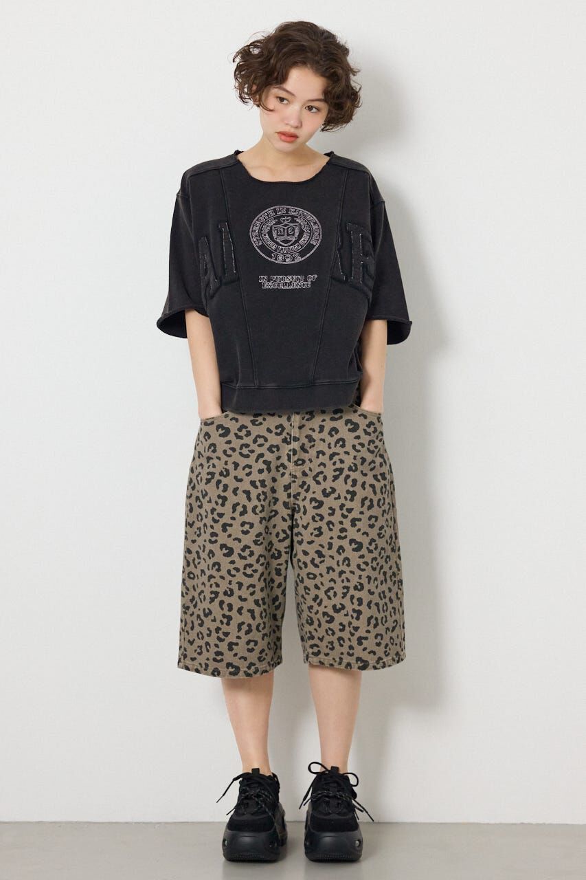RODEO CROWNS「切替カレッジ半袖スウェット」|Tシャツ・カットソー|